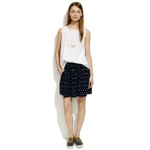 Madewell Turntable Skirt in Ikat